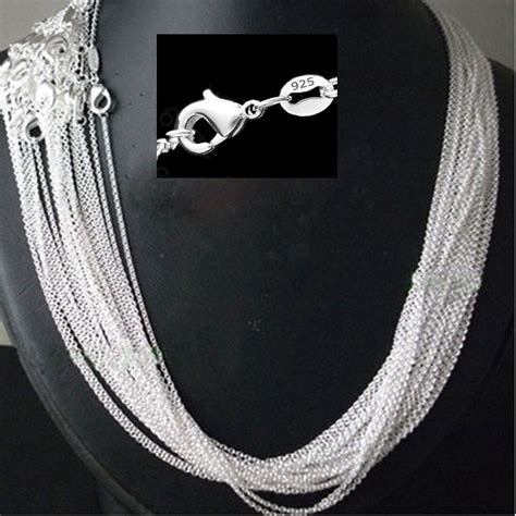 Sterling Silver Necklace Chain Bulk